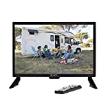Blugy TV Led 22 Pulgadas Full HD Alimentación 12V para Caravanas Camping