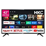 HKC HV42F1 Smart TV 42 Pulgadas (106 cm) Televisores - Netflix, Prime Video, Rakuten TV, DAZN,...