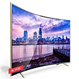 XFF Red WiFi Inteligente Pantalla Curva 4K HDR (curvatura 4000R) TV, 55,60,65,70,75,95inch Hotel...