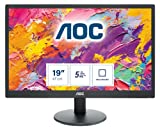 AOC Monitor E970SWN - 19', 60 Hz, TN, VESA, 1366x768, 200 cd/m, D-SUB